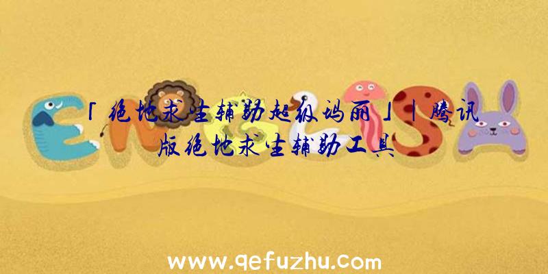 「绝地求生辅助超级玛丽」|腾讯版绝地求生辅助工具